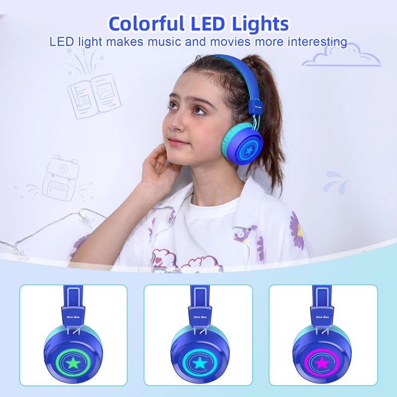 Новое поступление детские игровые наушники Bee с Bluetooth 5 0 игровая гарнитура