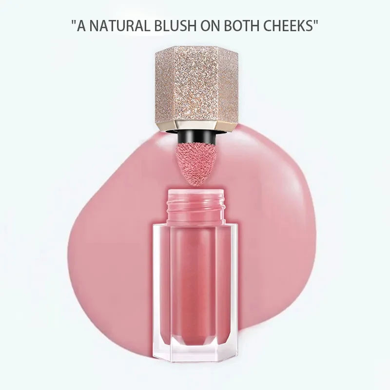 Private Label Liquid Blush Waterproof Multi-purpose Facial Nourishing  Stick Blush Natural Blush Cute Korean Custom Liquid Blush