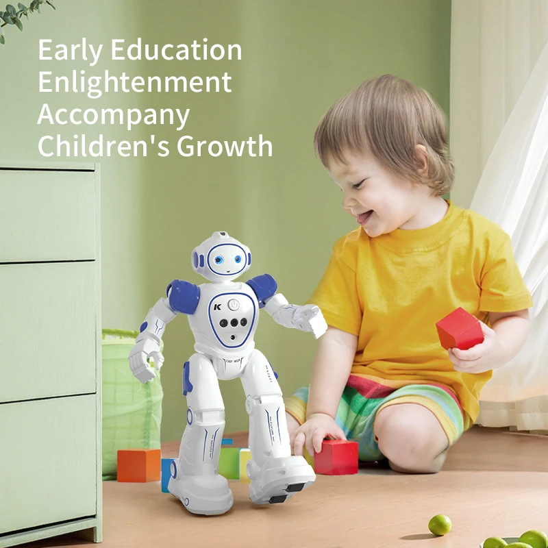 SJY-R21 Smart Educational Robot Singing Dancing Obstacle Avoidance Programmable Gesture Remote Intelligent Control Robot