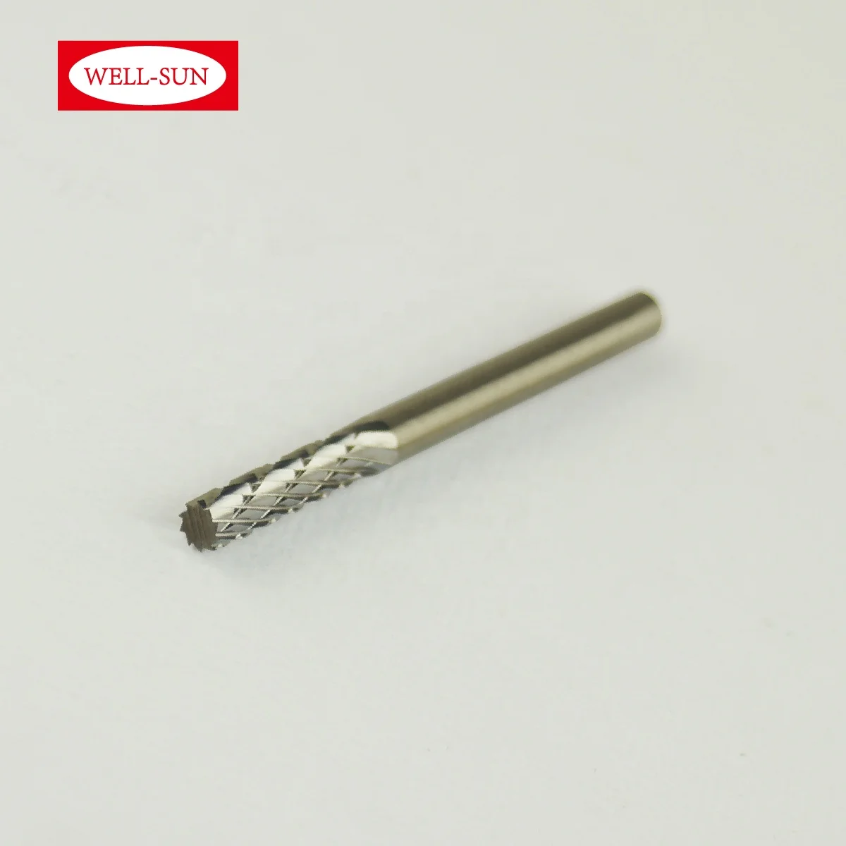 A-03-300183 Factory Cylindrical Without End Cut Tungsten Rotary Carbide Burr 3mm shank Removing Metal Working Bur