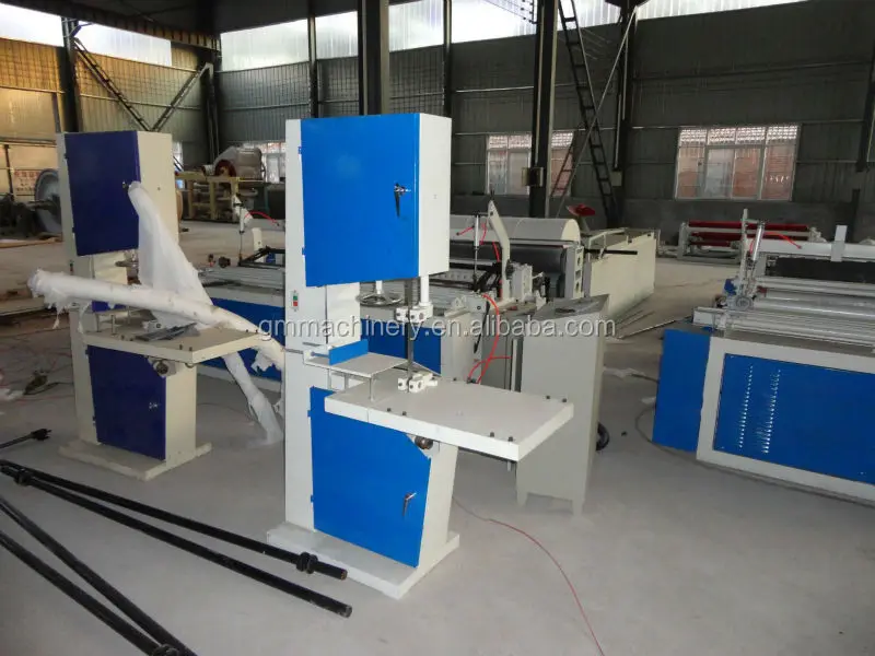 Toilet Paper Large Roll Slitting Rewinding Vertical Electric Perforating Machine Paper Perforating Machine