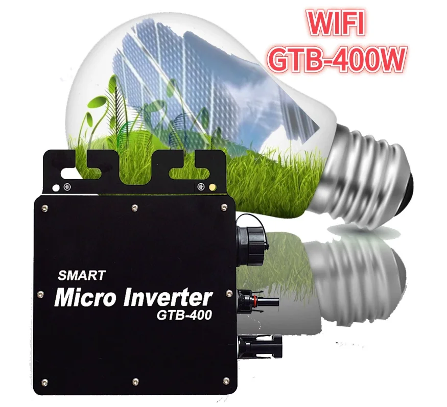 Hot selling 400W High Quality Solar Power Grid Tie Micro Inverter 400w on grid solar inverter solar micro inverter