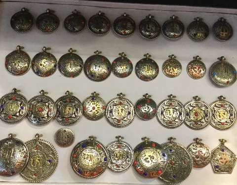 Tibetan Religious Metal Pendant