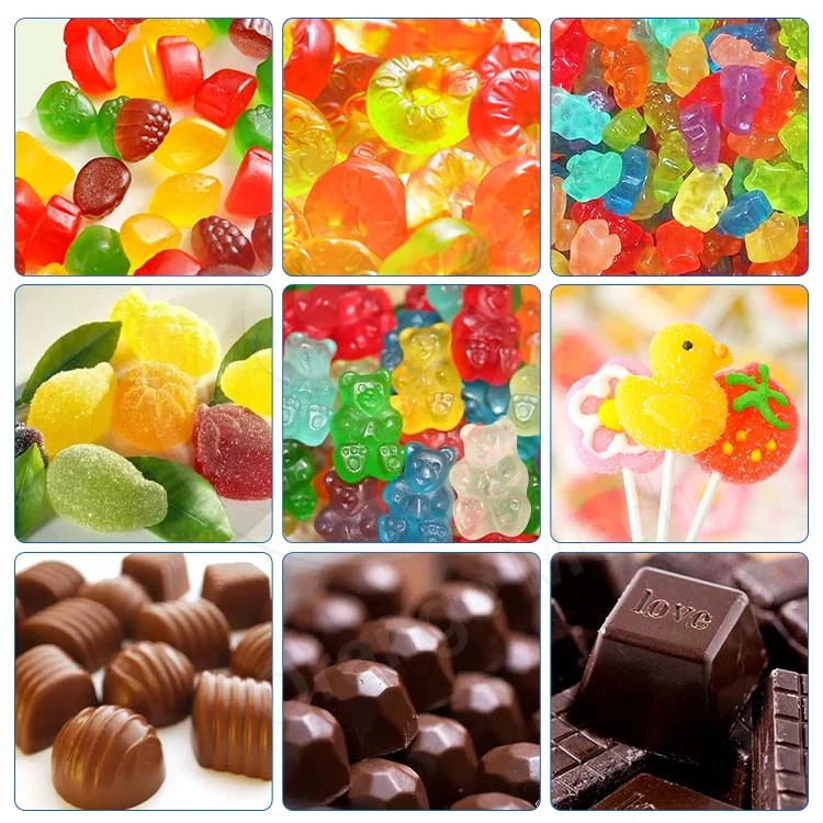 ORME Small Desktop Jelly Candy Depositor Sweet Ginger Candy Production Machine to Make Round Gummy