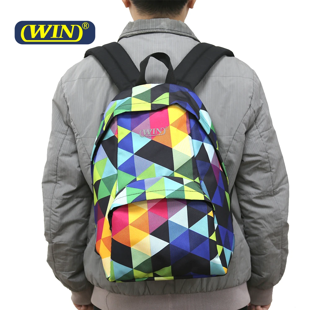 Stylish Printing Large Capacity Reflective Logo School Backpack Bag For Kids