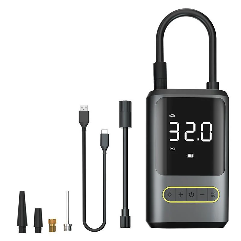 Mini portable bicycle electric car tire pump air pump handheld wireless charging car tire inflator