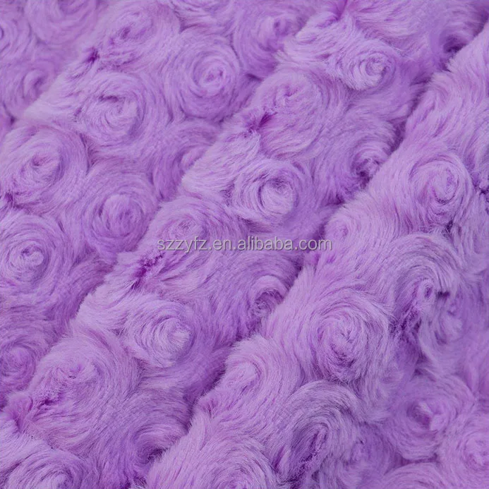 Manufacturer Low Price Brushed Fabric Flower Customized Polyester Brush Rose Pattern PV Plush Rosebud Fabric For Home Textile