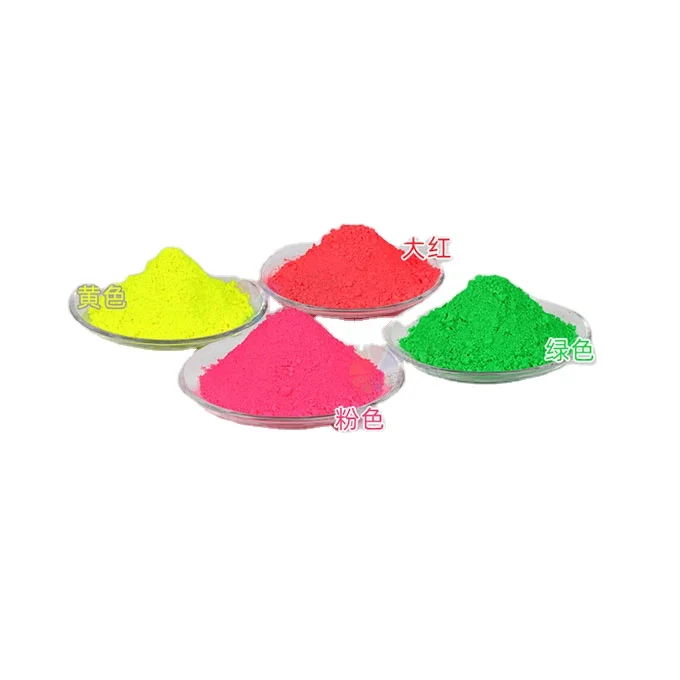 Wholesale Solvent Fluorescence Powder Pigment Neon Colorful Oily Phosphor Powder Daylight Fluorescent Pigment For Paint