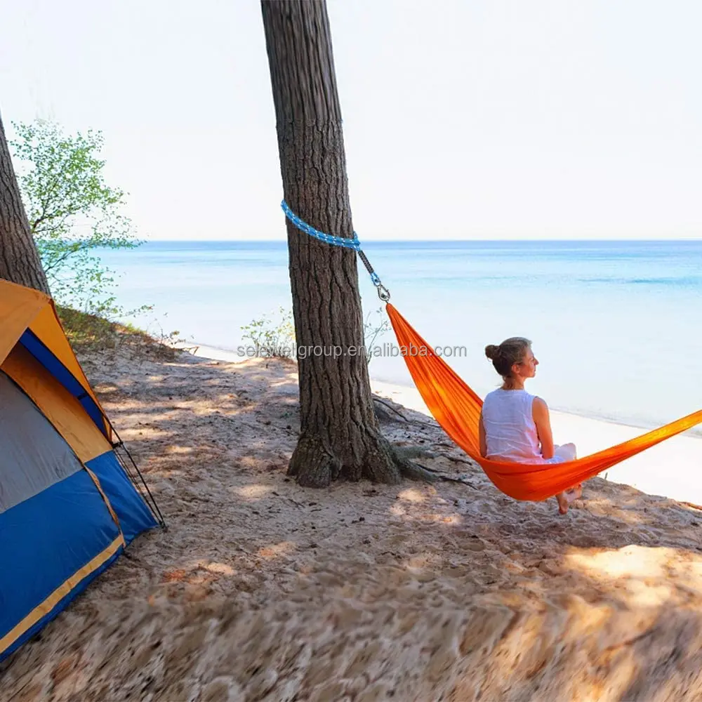 6FT  73Inch outdoor hammock strap solid braided nylon swing hanging rope