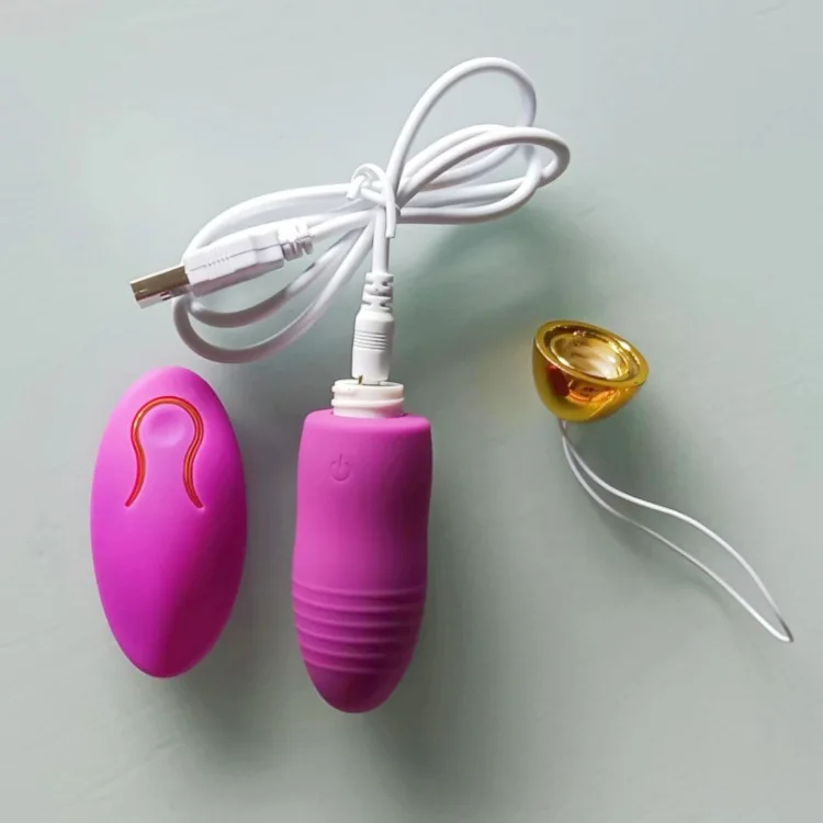 Waterproof Silicone Rechargeable Remote Wireless Eggs Vibrator For Women & Couples