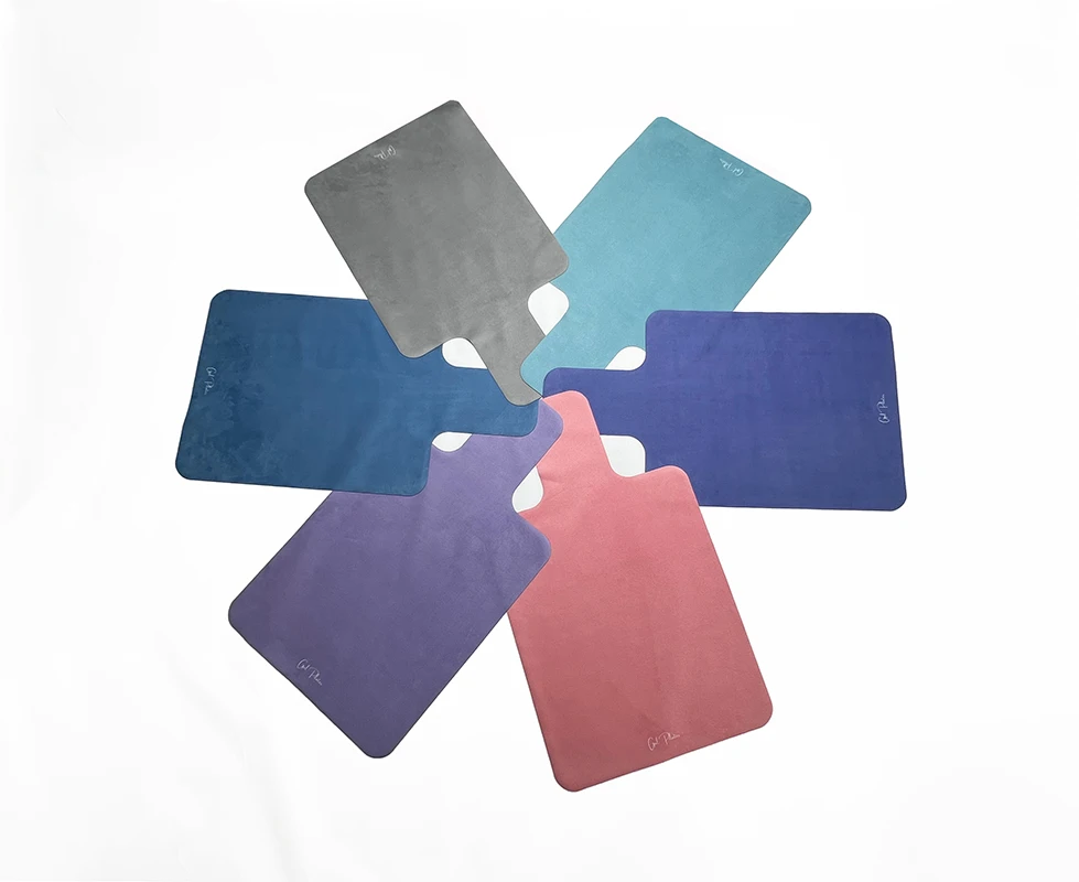 Hygiene Eco Machine Washable Customisable Solid Color Cover Towel Velvet Suede Pilates Reformer Yoga and Pilates Mats