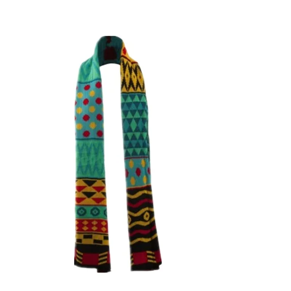 Popular Hot Sale Fashion Characteristic Bright Pattern Knitted Winter Scarf