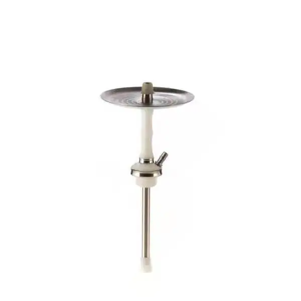 Factory direct metal single handle charcoal heater hand made glass hookah vase bottle