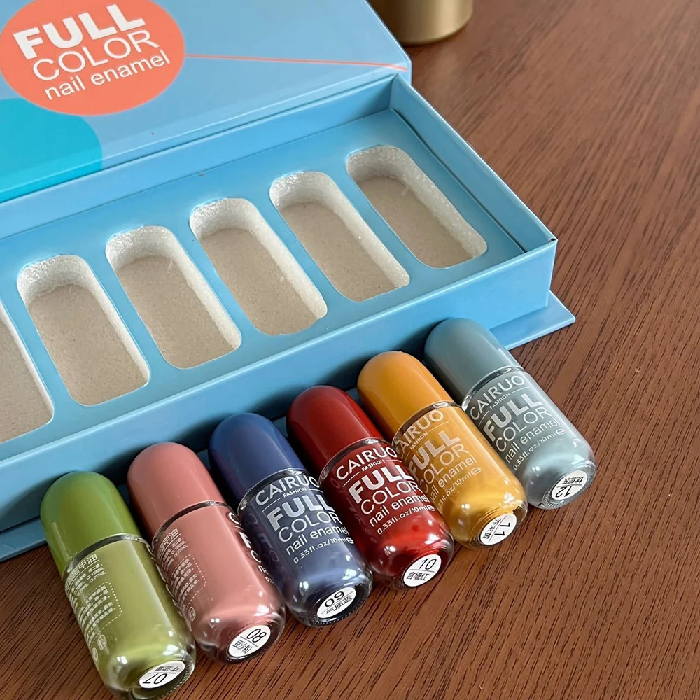 Custom Printed Nail Polish Oil Packaging Box Eco Friendly Cosmetic Packaging Rigid Boxes Offset Printing Customization Manual