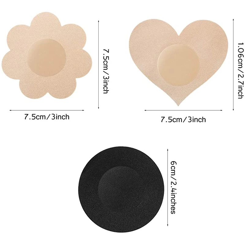 CE approved adhesive nipple breast cover cute for women
