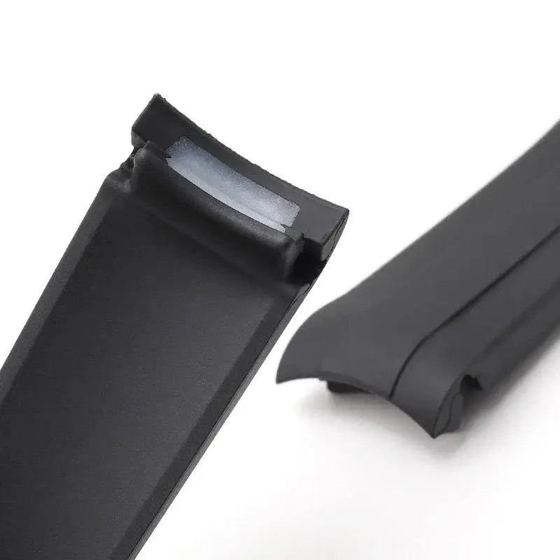 Premium Grade Vulcanized FKM Rubber Watch Strap 20mm 22mm 24mm Universal Watch Band Quick Release Watchbands