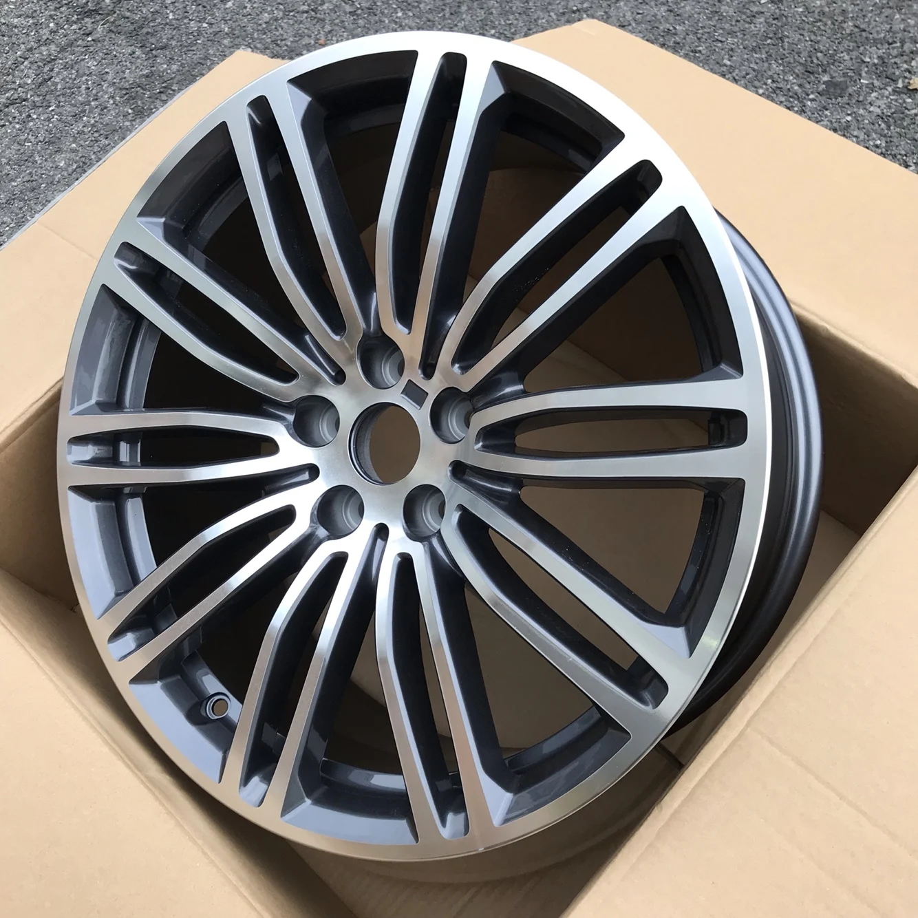 Hot selling High quality 4 pieces forged split wheel customized step lips deep dish alloy wheels for BMW e24 e38