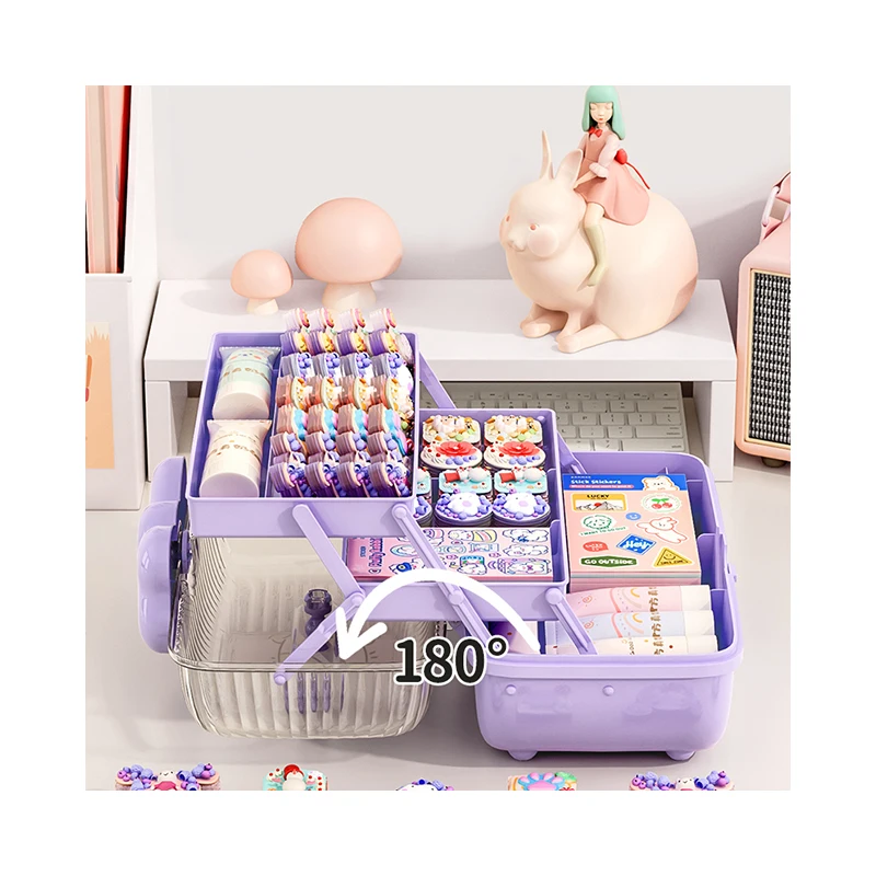 2023 hot selling low price organiser storage box Decorations storage plastic made kids & teen storage