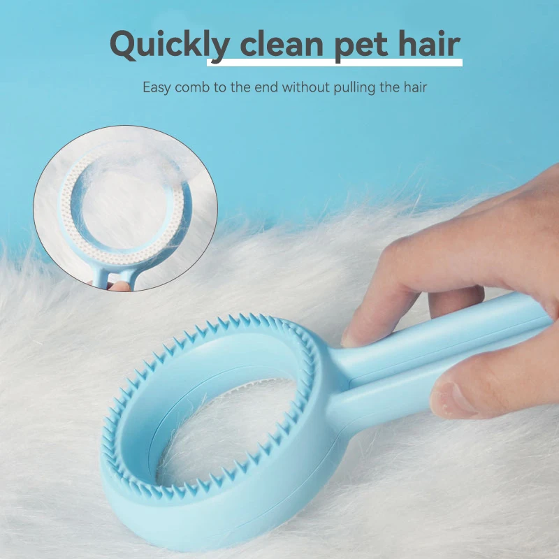 New Design Pet Double Sides Brush Hair Remover Doughnut Shape Cat Dog Grooming Comb