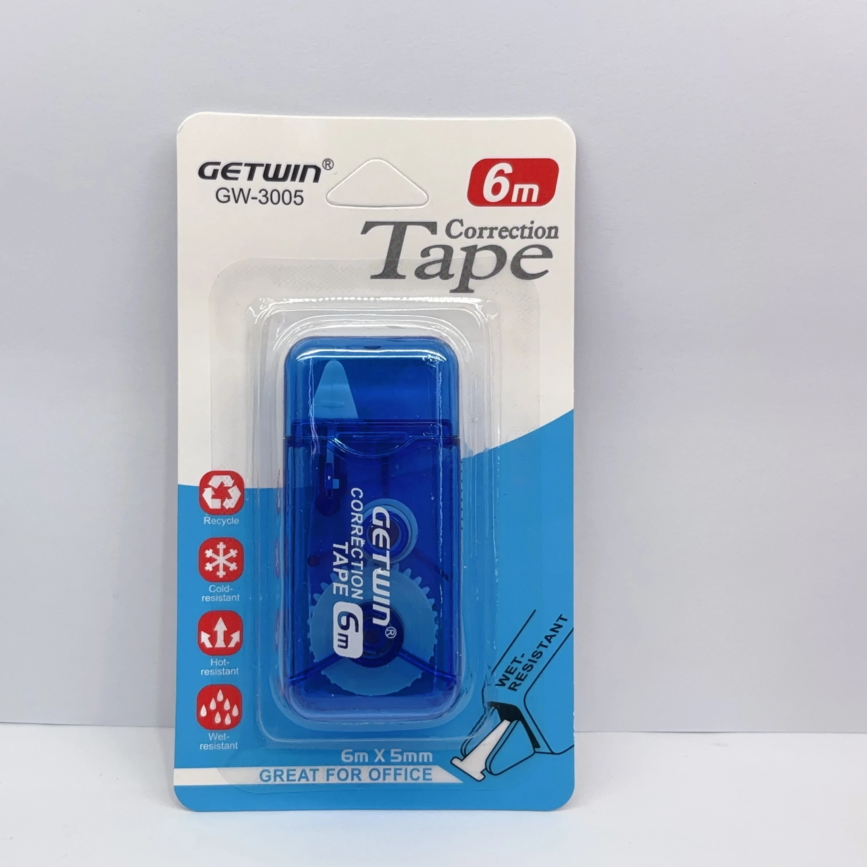 Corrector Promotional Gift Stationery Student Tape,Cute Kawaii Green blue red  Portable Correction Tape