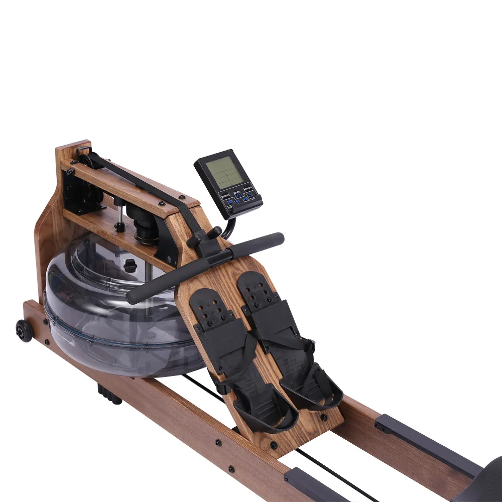 Factory direct sale noiseless machine rower with HD screen aerobic  gym fitness  water rowing machine