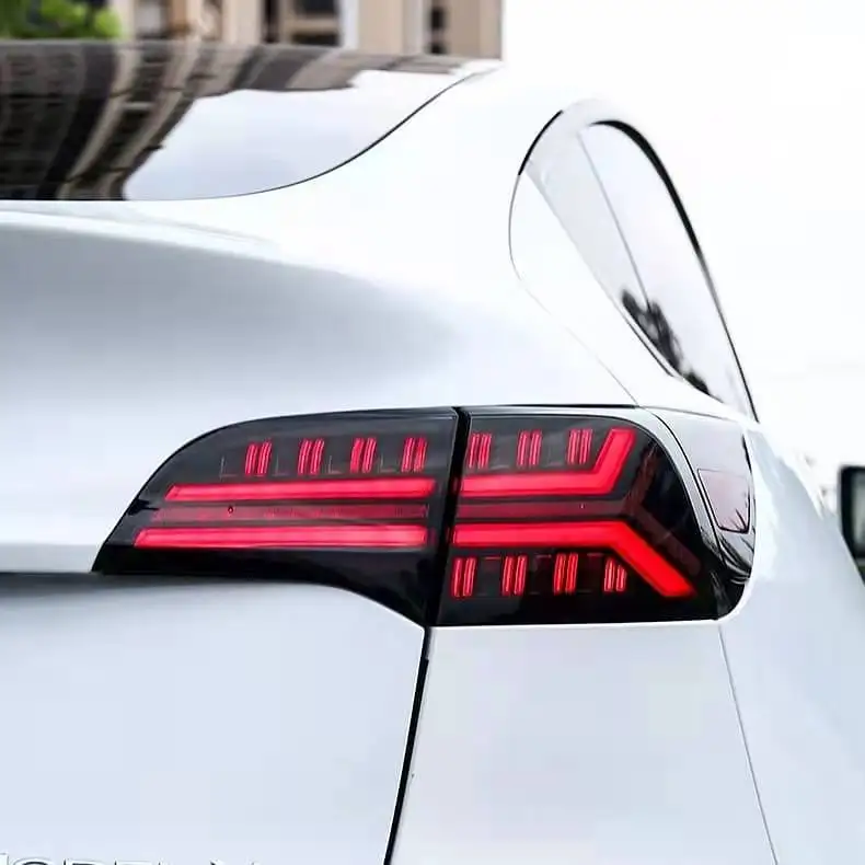 High quality Tail lights for Tesla Model 3, Model Y, Vstar design Assassin style LED tail lamps for tesla.carmodiy.