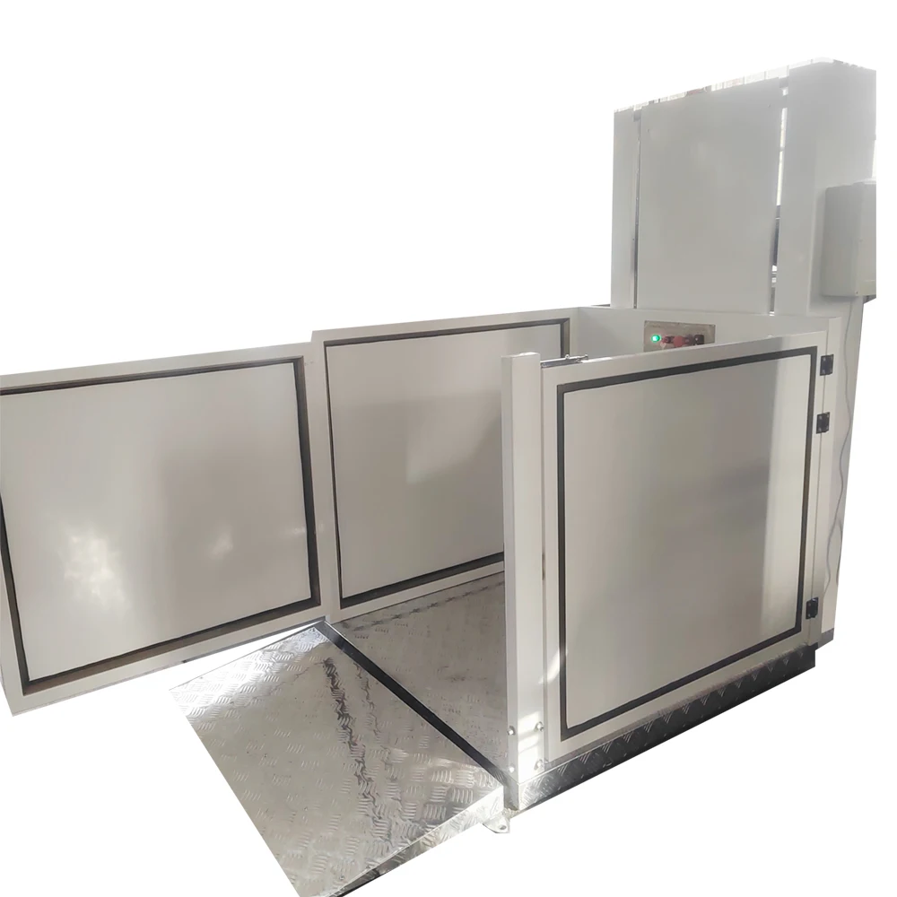 Domestic Elderly Electric Door Motor Personal Staff Elevator disabled Person  Lift Stair Two Floor Home Elevator