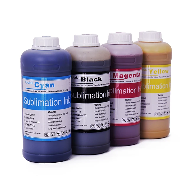 Hot Product sublimation printing ink for Printers with DX5,DX7,5113,4720/i3200 and TFP print heads transfer printing