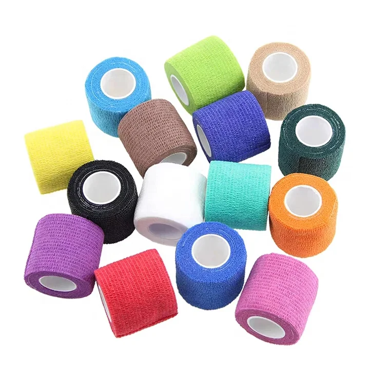 
Medical Disposable Skin Color Cotton Elastic Self Adhesive Cohesive Bandage, CE ISO Certificated 