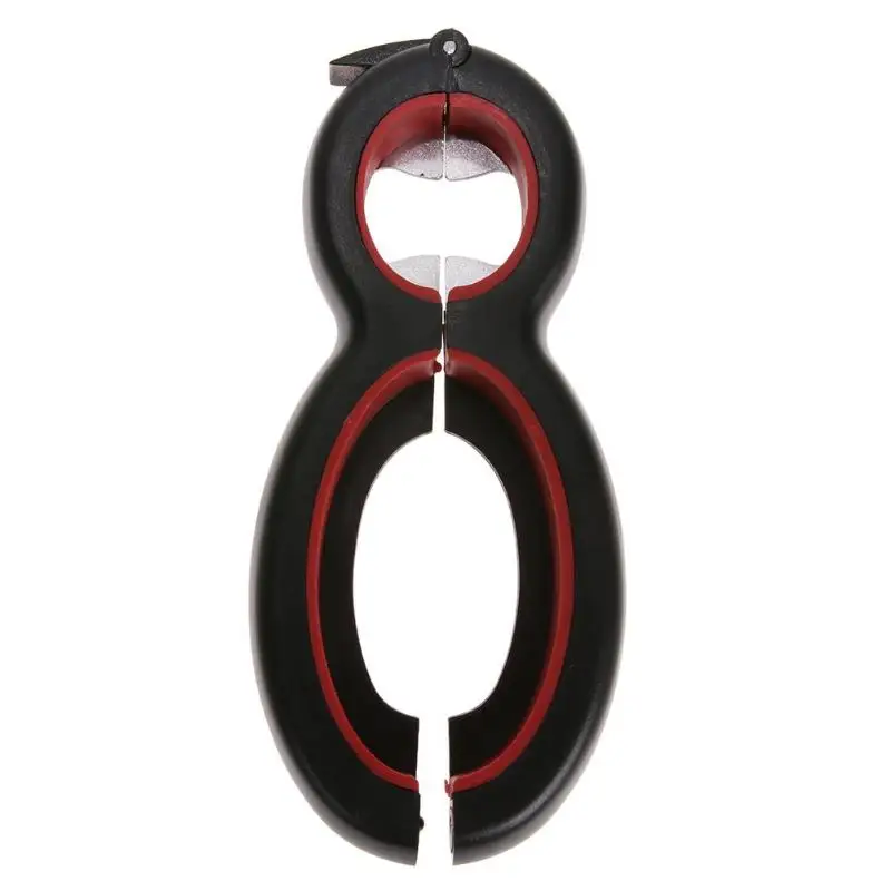 
6 in 1 Multi Function Can Beer Bottle Opener All in One Jar Gripper Can Beer Lid Twist Off Jar Wine Opener Claw VIP Dropship 