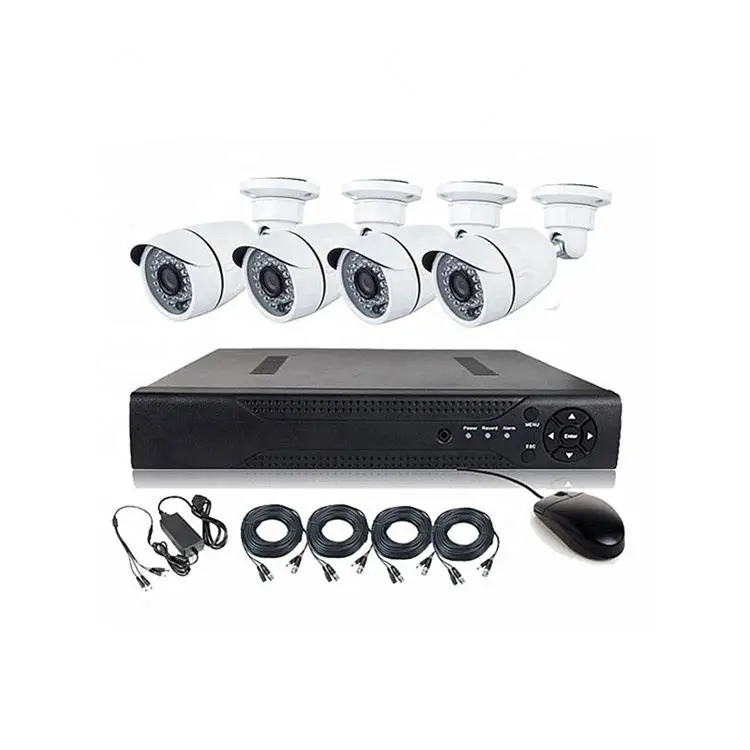 Outdoor 1080P 720P 5MP 8MP XMEYE Face Detection Capture 4CH 8mp 4k 4ch cctv security system tvi ahd camera dvr