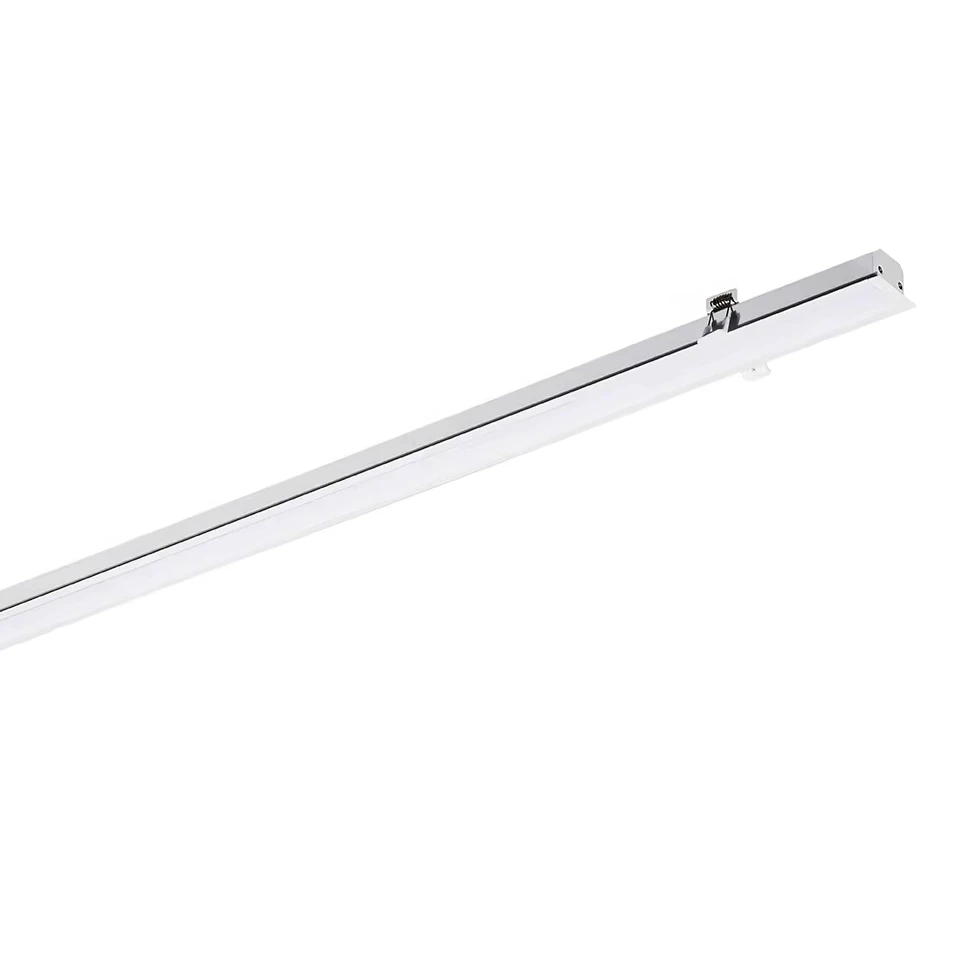RL043530-100 Aluminum high Brightness Up And Down Ceiling recessed Linkable Led Batten Linear Light For Office Warehouse