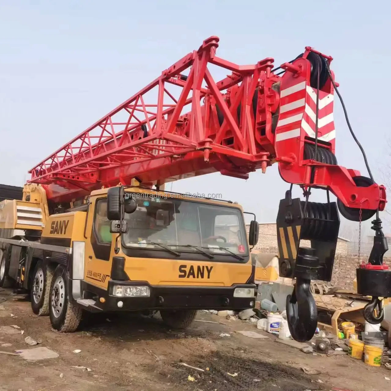 Original 2017-2023 Year Used SANY 125Ton Mobile Cranes Truck Mobile Second Hand Used Truck Crane  Henan Anyang City China