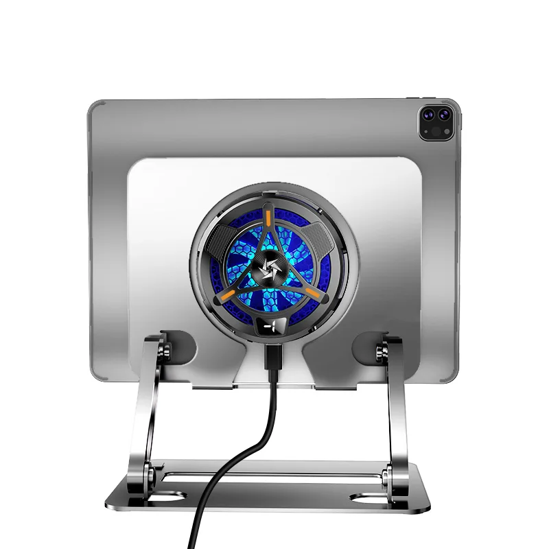 wholesale adjustable rotating foldable tablet notebook laptop stand holder cooler with magnetic cooler cooling fan