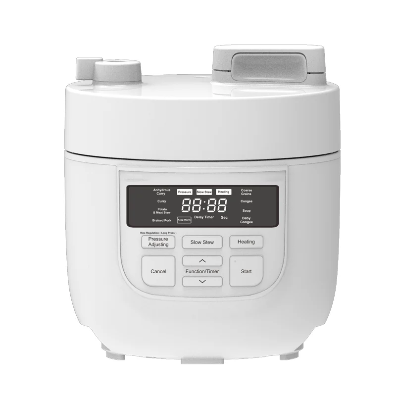 8-in-1 Mini Electric Pressure Cooker with Steamer, Curry, Stew, Braise, Coarse Grains, Soup, Baby Congee, Warm Functions