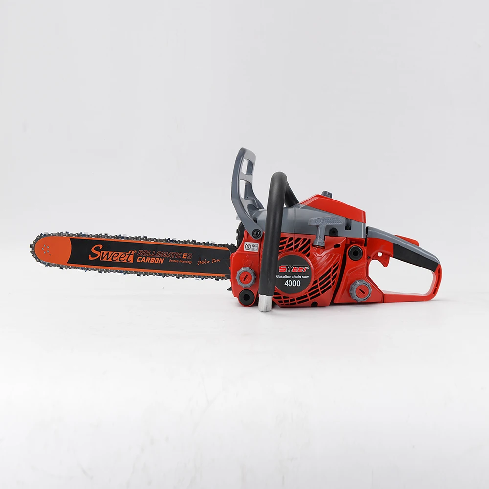 new type 1.5kw chinese supplier 39.6cc 4000 air filter wood cutting chainsaw power tools