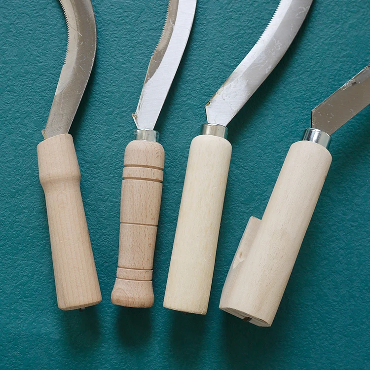 Factory Direct Sales Extended Corn  Softbait Sickle Tail Agriculture Steel Sickle Tools