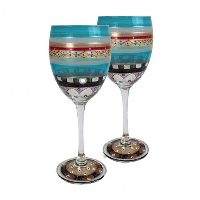 Luxury Designed Retro Vintage Bohemia Turkish Moroccan Wine Glass