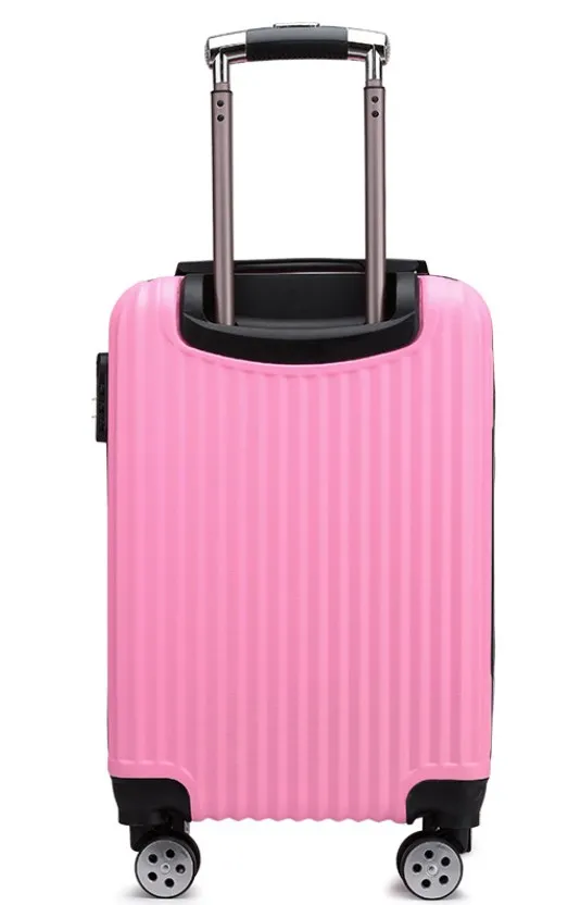 Hot sale ABS PC Rolling roller Trolley Suitcase abs cabin carry-on hard  case bag travel travelling suitcase luggage