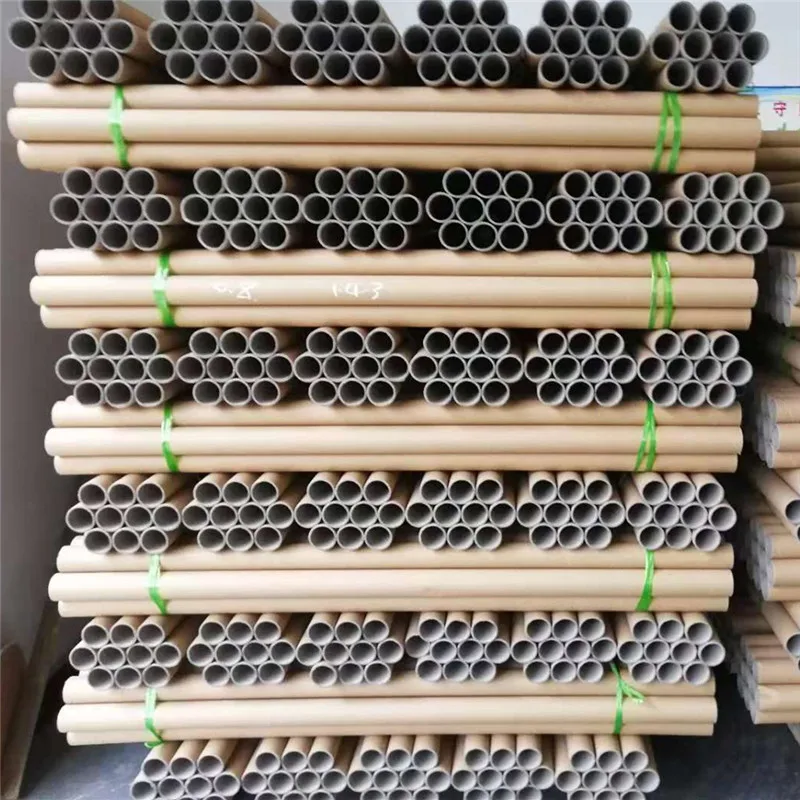 Customized Brown Kraft Mailing Postal Packaging Textile Roll Core Cardboard Paper Tube Factory