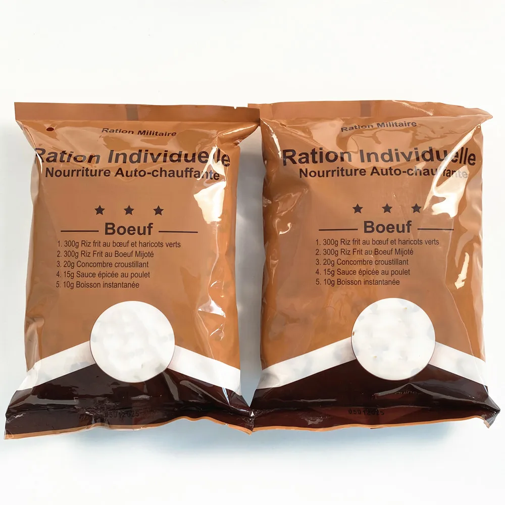 Самонагревающийся жареный рис с говядиной Военная пища