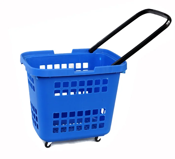 Direct sale shopping basket good quality plastic basket firm wholesale shopping baskets