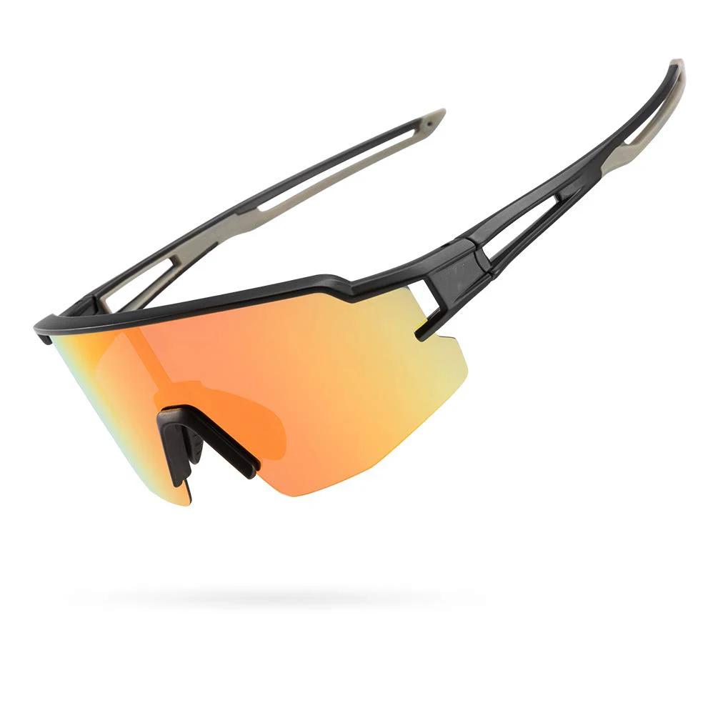 2022 High Quality In Stock Wholesale Black Frame Polarized Sports Men Driving Sunglasses Sun glasses for Cycling