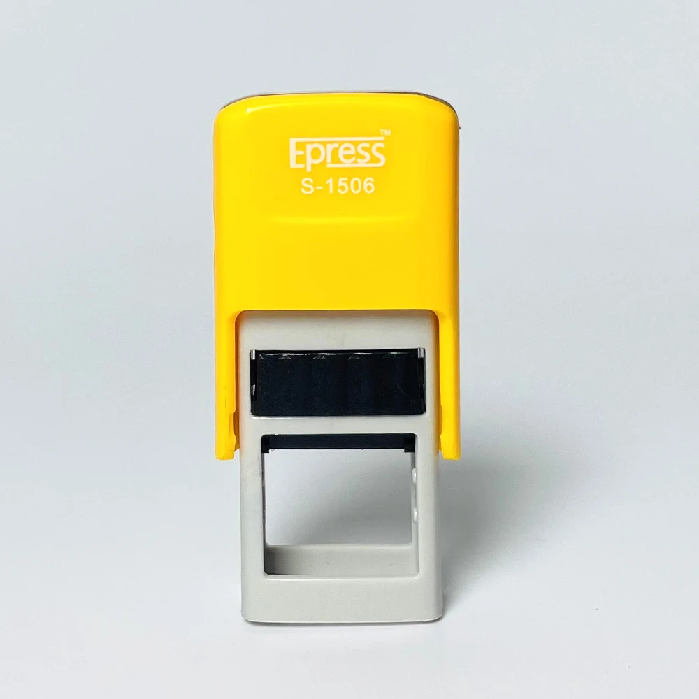 Custom Personalized Blank Self Inking Stamp Rectangle Rubber Self-inking Stamps Paid Office Rubber Stamp