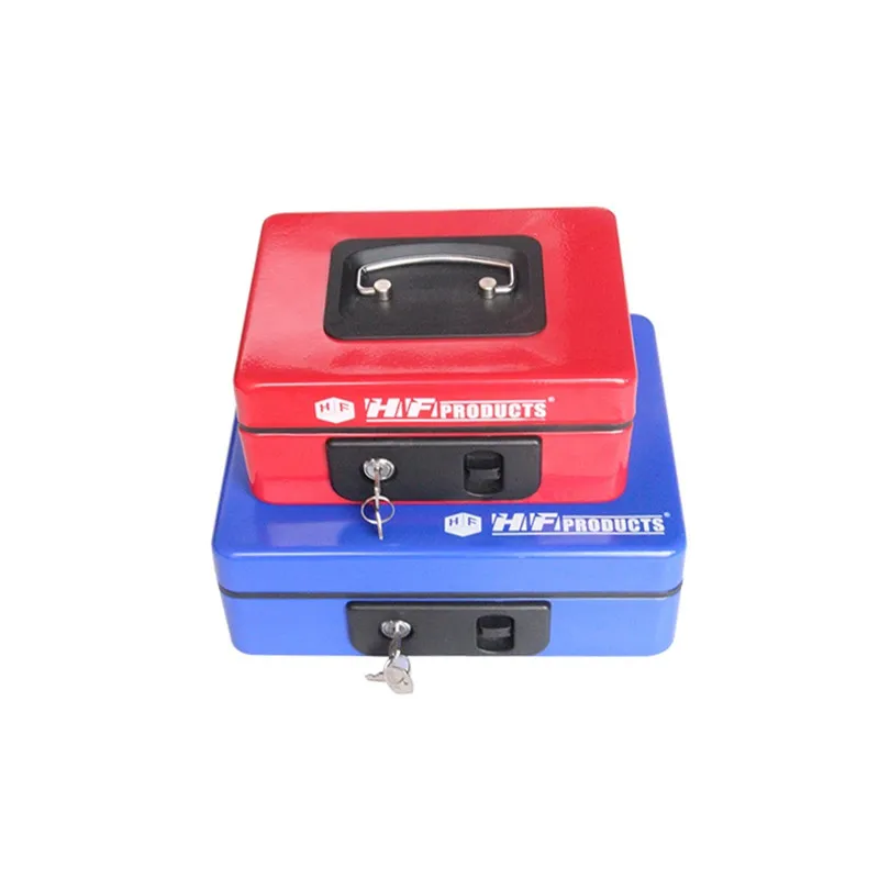 Factory Wholesale Portable Metal Cash Money Safe Box Lockable Money Cash Box,Decaller Small Money Box