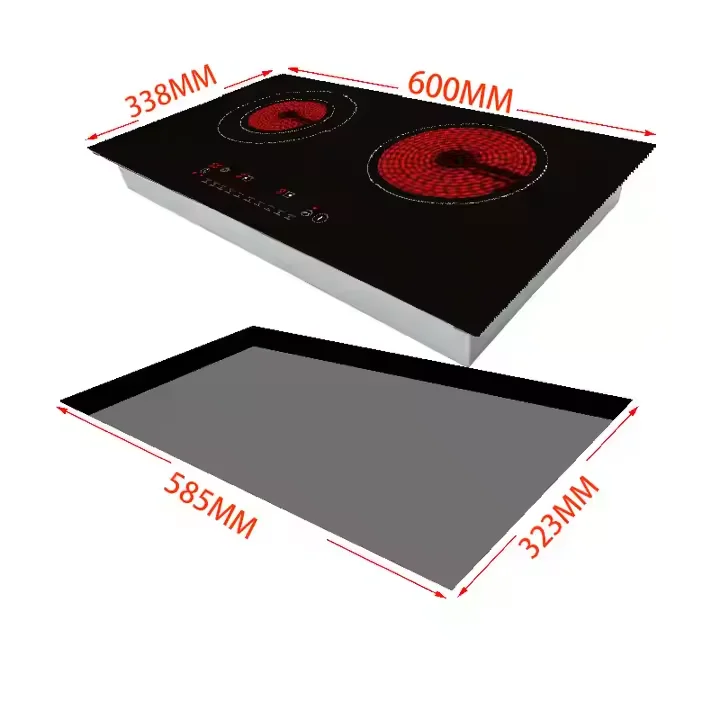 Two burner infrared cooker for home infrared hob multifunction of kitchen ceramic cookers