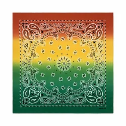 Custom Print Fashion Satin Colorful Neck Bandanas Bandana