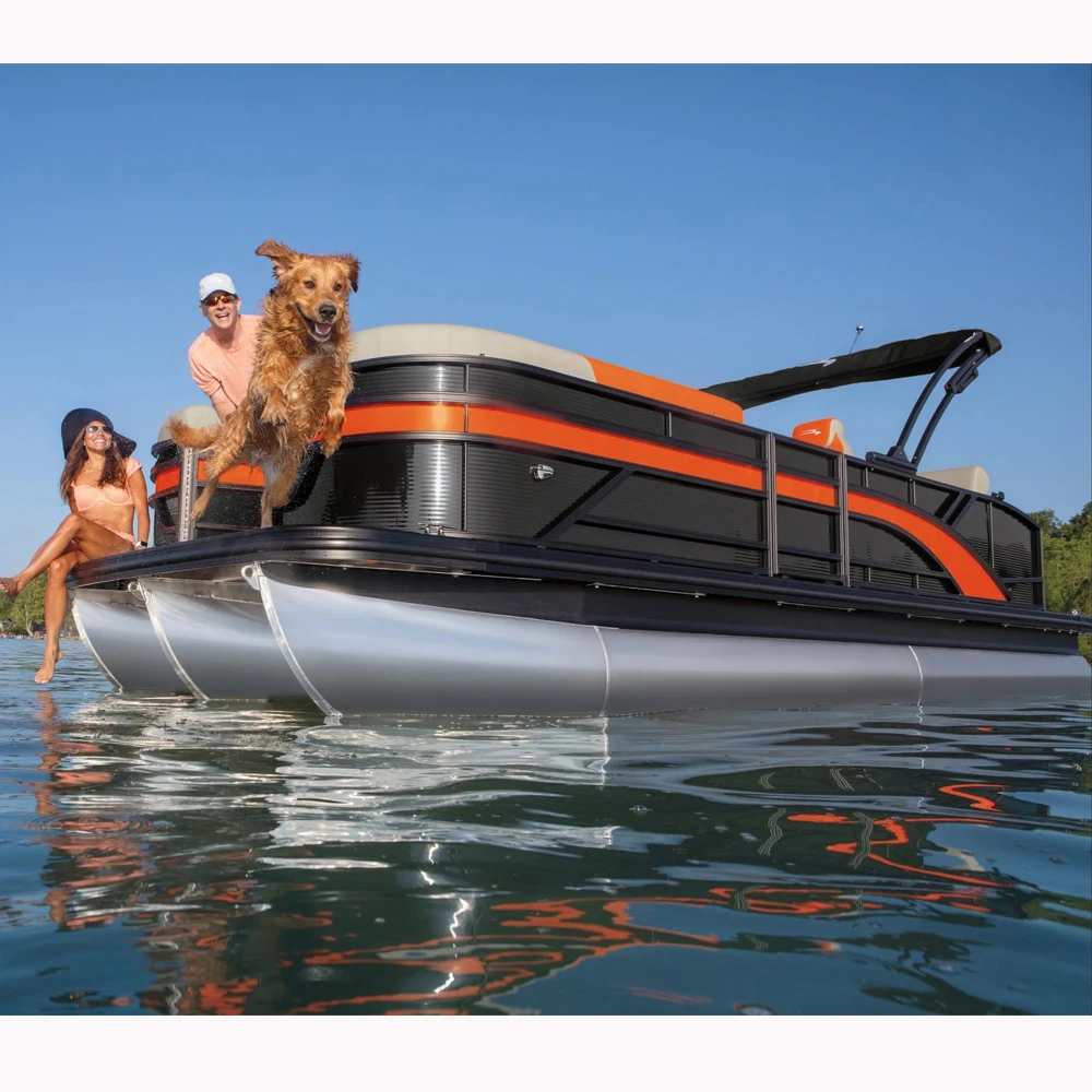 Speedboat Luxury Yacht Catamaran Sport Fishing Boat with Outboard Engine for Sale