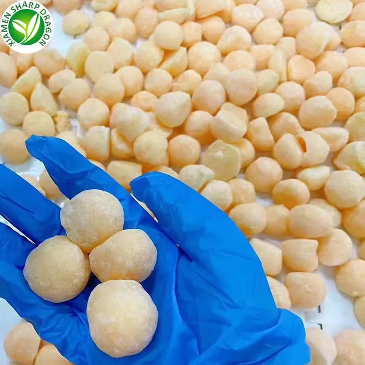 IQF Frozen Hamigua Cantaloupe balls Cucumis Melo Honeydew Golden Yellow Green Winter Sweet Hami Dore Melon Fruit Ripe ha mi gua