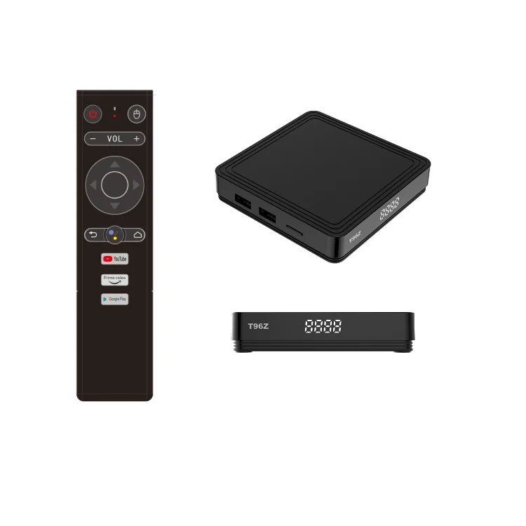 
Support 4K HD T96Z android 9 tv box 4gb ram 32gb rom 4k smart android tv box with smart TV voice remote 